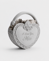 Ornate Heart Bag Personalized