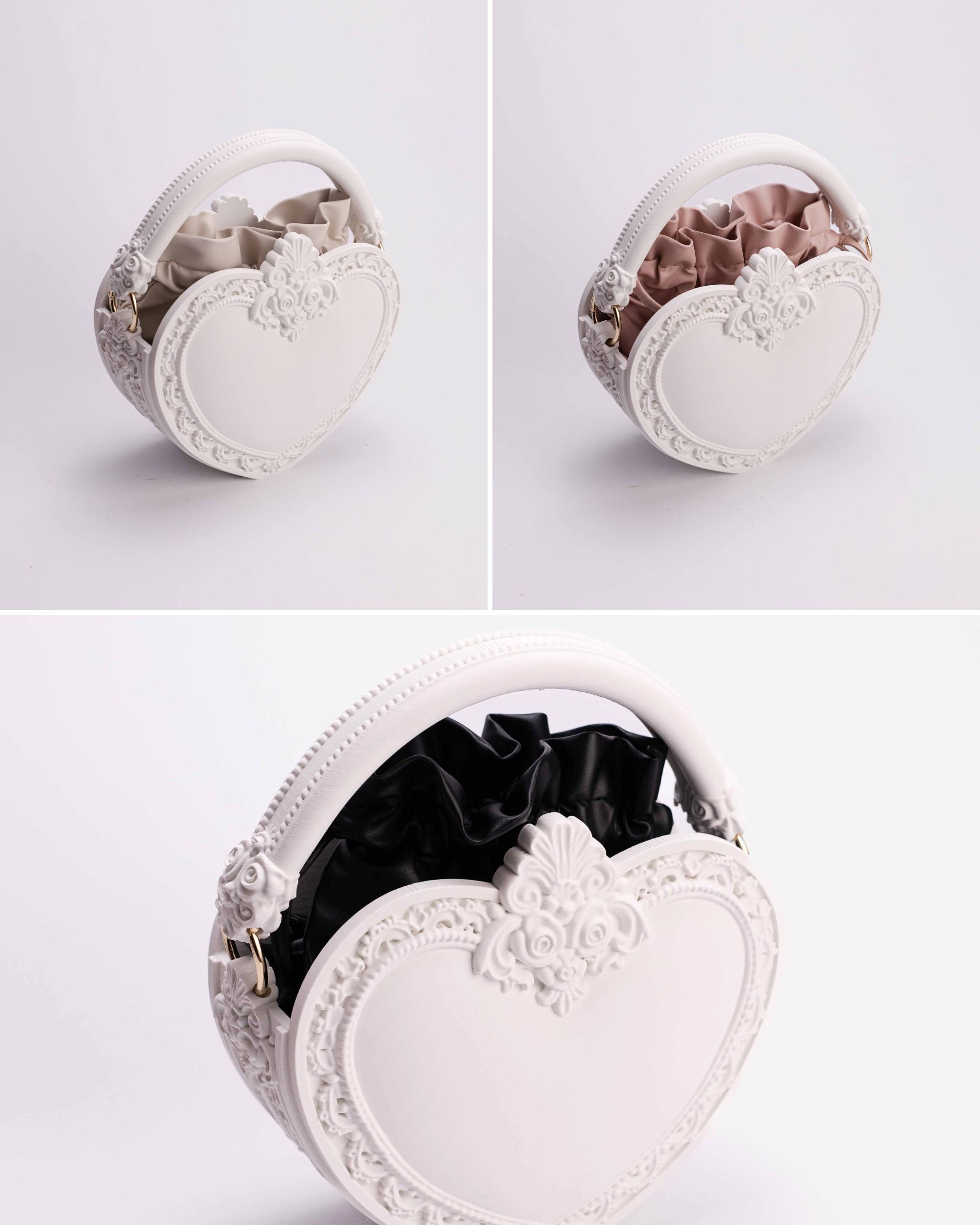 Ornate Heart Handtasche